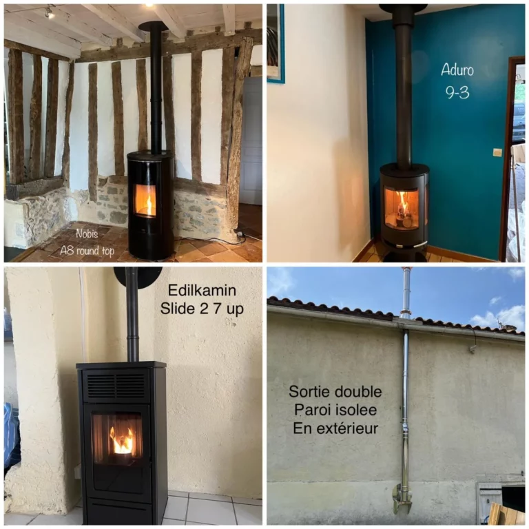 Chantier de chauffage au bois à Libourne — artisan chauffagiste Le Cœur du Foyer