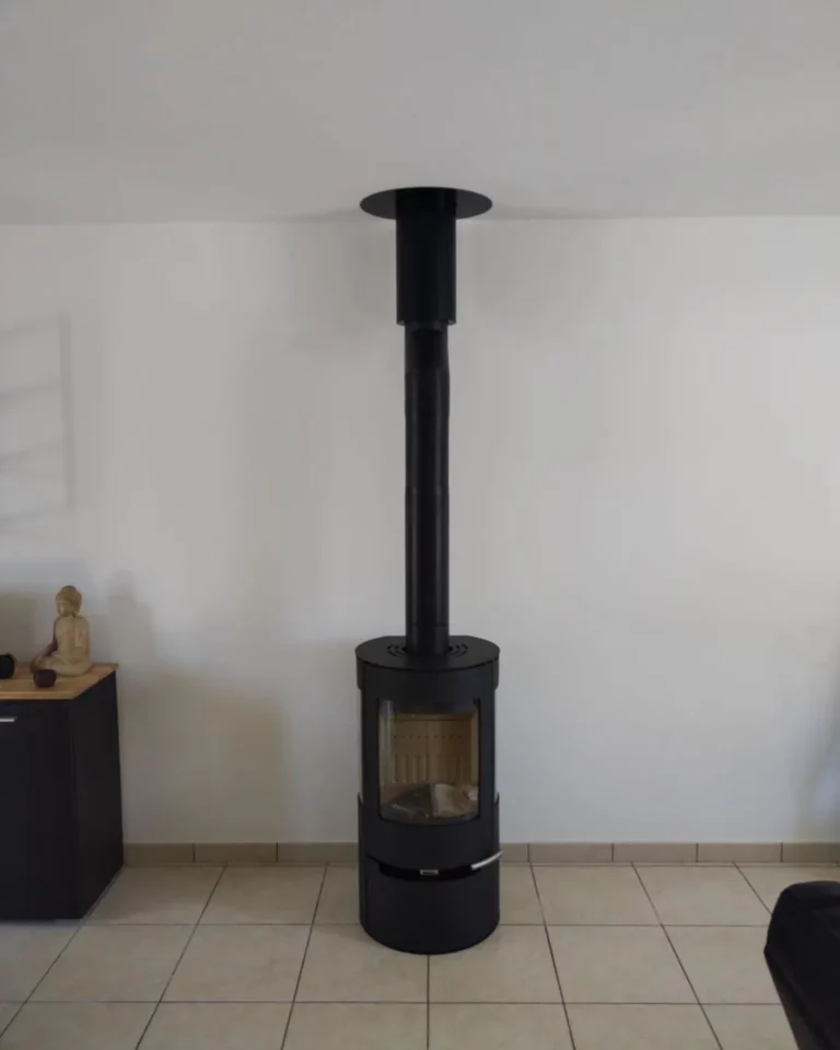 Chantier de chauffage au bois en Gironde — artisan chauffagiste Le Cœur du Foyer