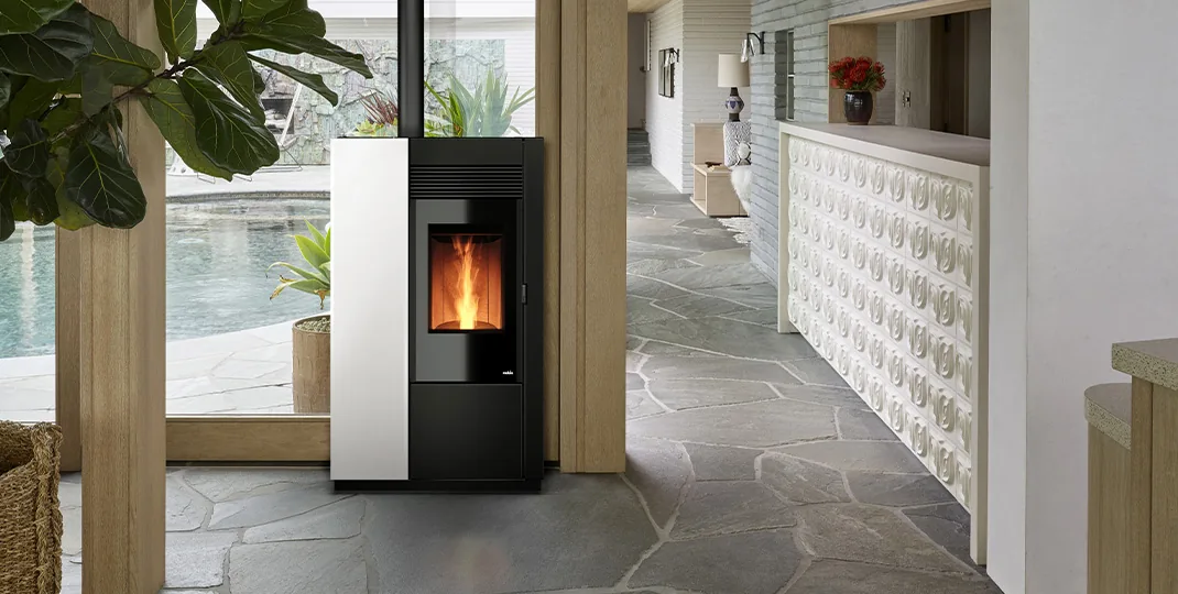 Poêle à granulés Nobis Elena 12 en vente et installation à Libourne — Le Cœur du Foyer
