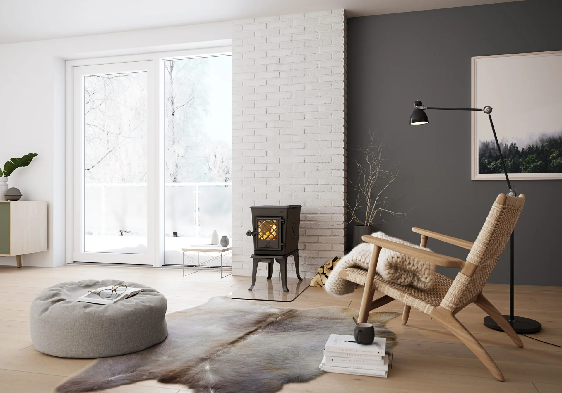 Poêle à bois Jotul F602 en vente et installation à Libourne — Le Cœur du Foyer