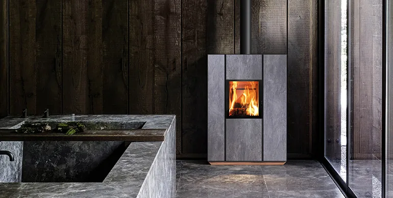 Poêle hybride Nobis Unica 10 en vente et installation à Libourne — Le Cœur du Foyer