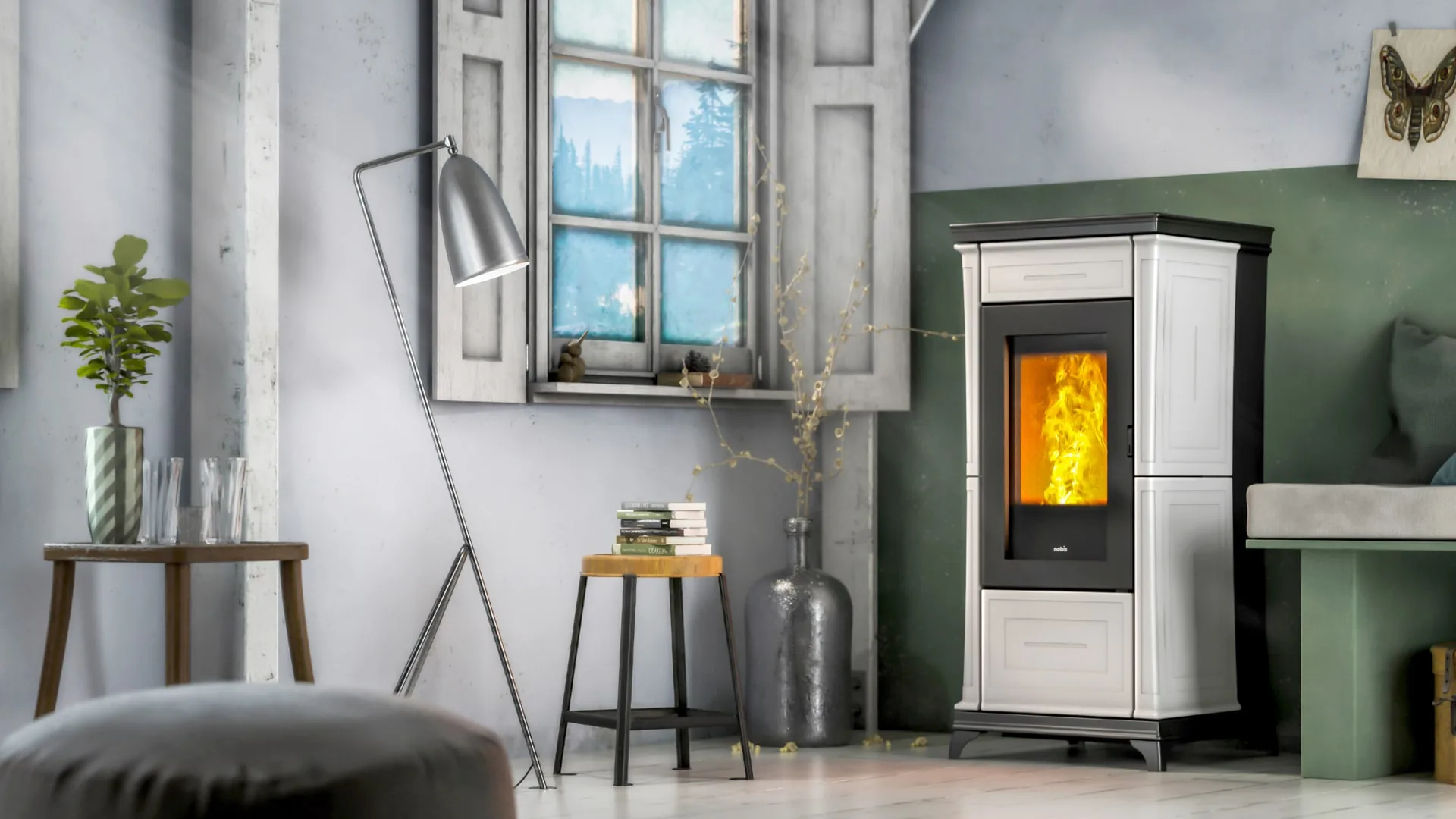 Poêle à granulés Nobis A9 Classic en vente et installation à Libourne — Le Cœur du Foyer