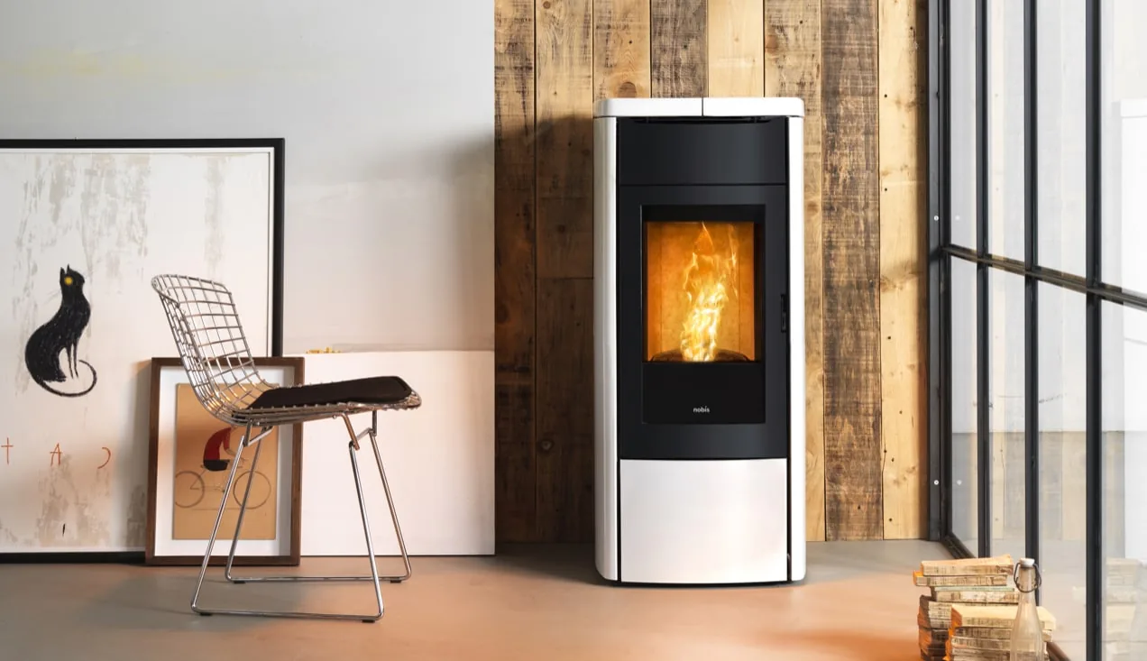 Poêle à granulés Nobis A9 Zenith en vente et installation à Libourne — Le Cœur du Foyer