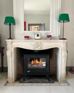 Installation de poêle à granulés dans le Libournais — réalisation Le Cœur du Foyer