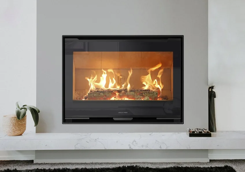 Insert à bois JM Poêle UNIVERSALJOLLY EVO 62 QUICK en vente et installation à Libourne — Le Cœur du Foyer