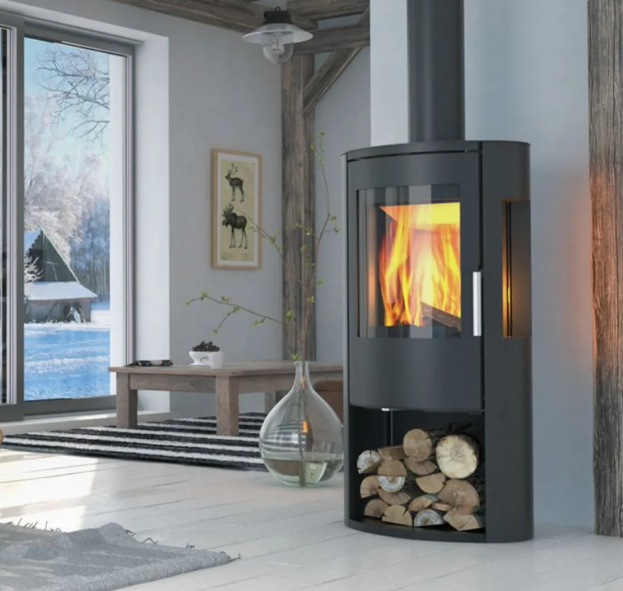Poêle à bois Nordri EDDA en vente et installation à Libourne — Le Cœur du Foyer